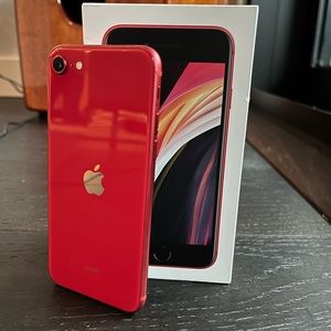 iPhone SE 256GB in product red (2020)